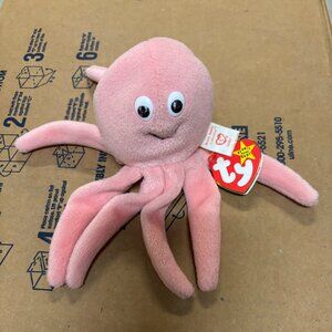 RARE/RETIRED Ty "Inky the Octopus" Beanie Baby - Vintage 1993/1994 with tags